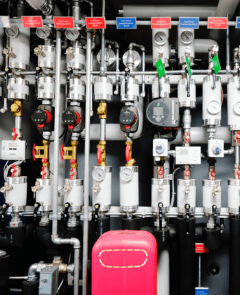 distribuzione del riscaldamento con tecnica di misura